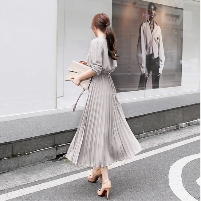 ワンピース ロングワンピース プリーツスカート プリーツkドレス ワンピドレス スリム セレブ シフォンワンピース シフォン 無地 ハイウエスト 長袖 通勤 プルオーバー プリーツ ロングスカート ワンピース ロングワンピース プリーツスカート プリーツkドレス ワンピドレス スリム セレブ シフォンワンピース シフォン 無地 ハイウエスト 長袖 通勤 プルオーバー プリーツ ロングスカート