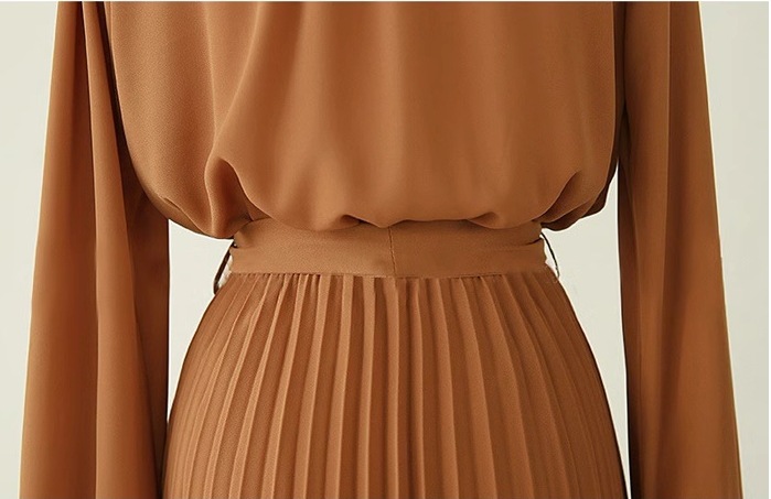 ワンピース ロングワンピース プリーツスカート プリーツkドレス ワンピドレス スリム セレブ シフォンワンピース シフォン 無地 ハイウエスト 長袖 通勤 プルオーバー プリーツ ロングスカート ワンピース ロングワンピース プリーツスカート プリーツkドレス ワンピドレス スリム セレブ シフォンワンピース シフォン 無地 ハイウエスト 長袖 通勤 プルオーバー プリーツ ロングスカート