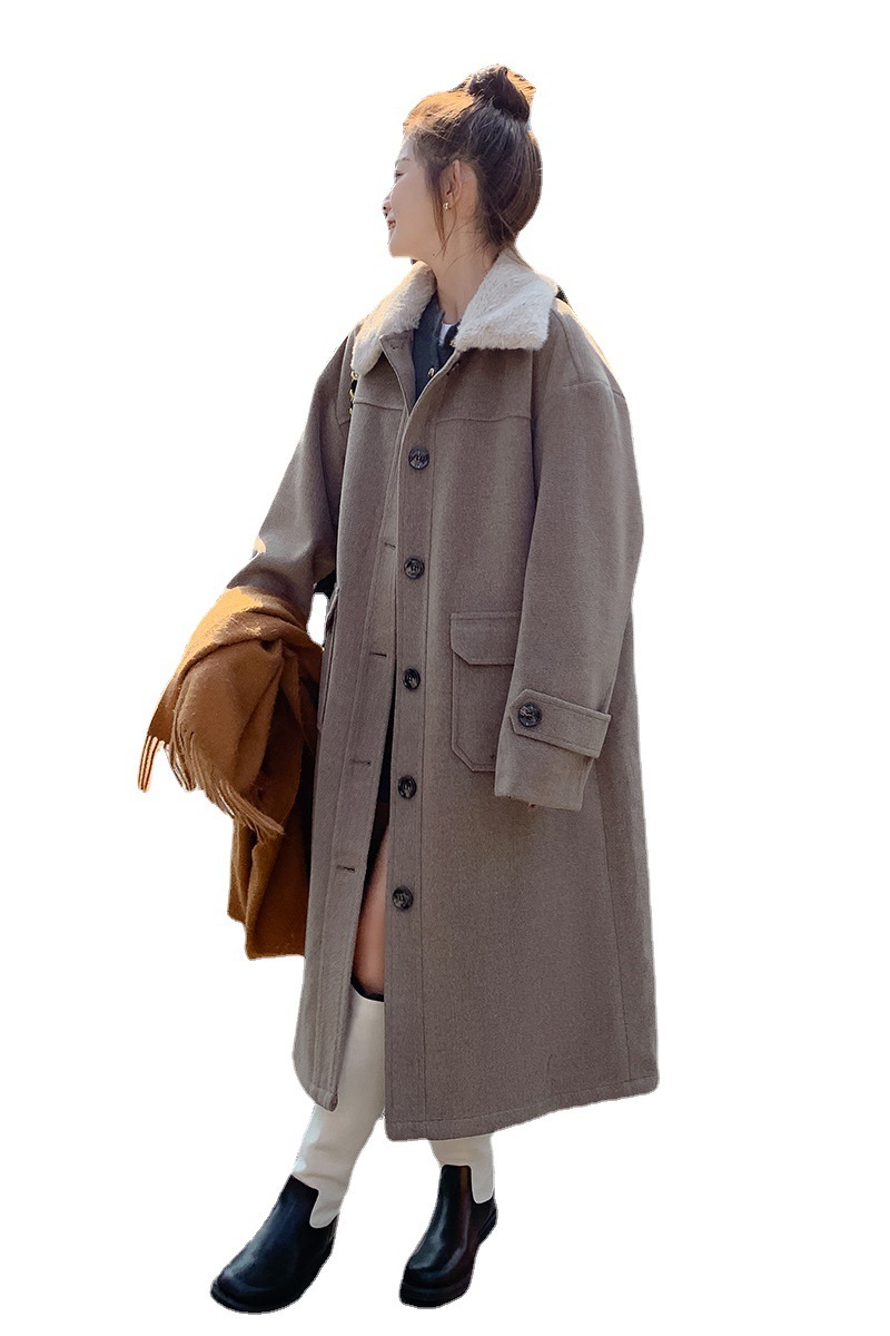 チェスターコート レディース ロングコート ボタンダウン アウター ラシャコート 無地 秋冬コート ジャケット 防風 防寒 韓国風 秋冬 可愛い-93604-295 チェスターコート レディース ロングコート ボタンダウン アウター ラシャコート 無地 秋冬コート ジャケット 防風 防寒 韓国風 秋冬 可愛い-93604-295