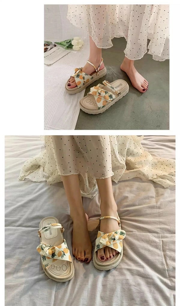 2WAY サンダル ヒール4cm 厚底 夏 オープントゥ リボン 疲れにくい 履きやすい レディース カジュアル ラウンドトゥ フルーツ柄 可愛い オシャレ ビーチサンダル 日常 通勤 デート リゾー 2WAY サンダル ヒール4cm 厚底 夏 オープントゥ リボン 疲れにくい 履きやすい レディース カジュアル ラウンドトゥ フルーツ柄 可愛い オシャレ ビーチサンダル 日常 通勤 デート リゾー