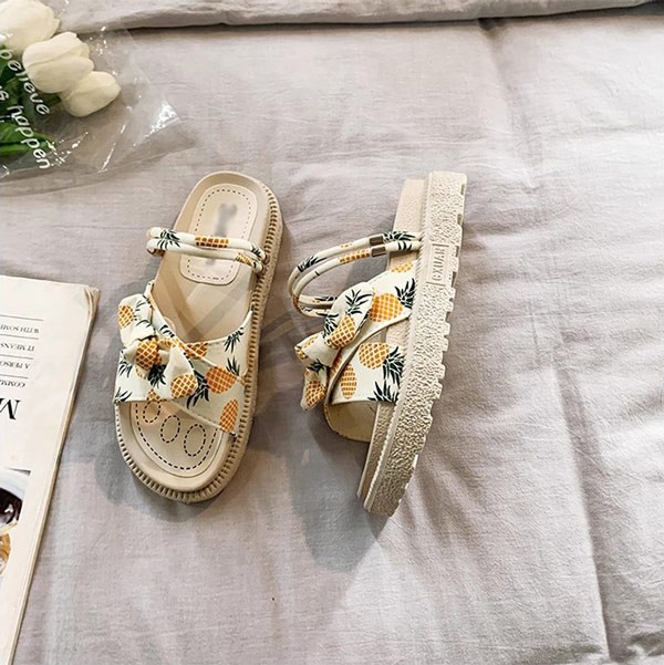 2WAY サンダル ヒール4cm 厚底 夏 オープントゥ リボン 疲れにくい 履きやすい レディース カジュアル ラウンドトゥ フルーツ柄 可愛い オシャレ ビーチサンダル 日常 通勤 デート リゾー 2WAY サンダル ヒール4cm 厚底 夏 オープントゥ リボン 疲れにくい 履きやすい レディース カジュアル ラウンドトゥ フルーツ柄 可愛い オシャレ ビーチサンダル 日常 通勤 デート リゾー
