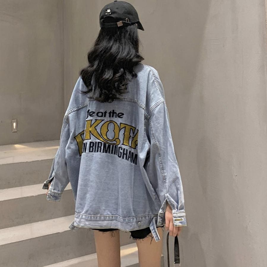 デニムジャケット レディース バック デニムジャケット レディース バック