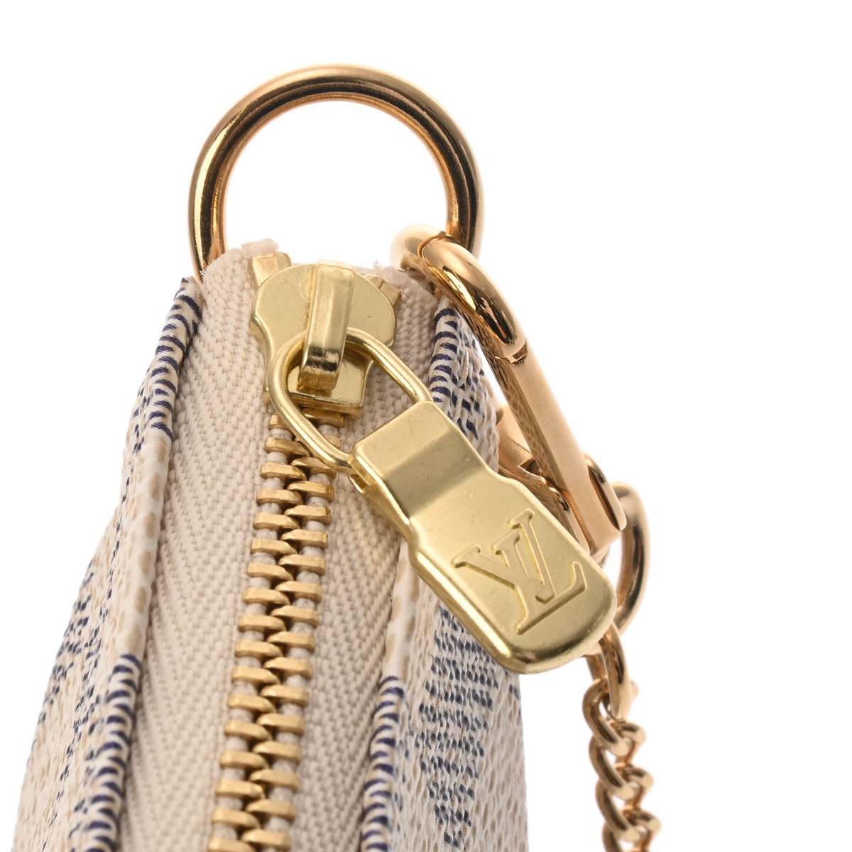 ダミエアズール ミニ ポシェット アクセソワール ホワイト N58010 レディース ダミエアズールキャンバス アクセサリーポーチ Aランク 中古 銀蔵 ダミエアズール ミニ ポシェット アクセソワール ホワイト N58010 レディース ダミエアズールキャンバス アクセサリーポーチ Aランク 中古 銀蔵