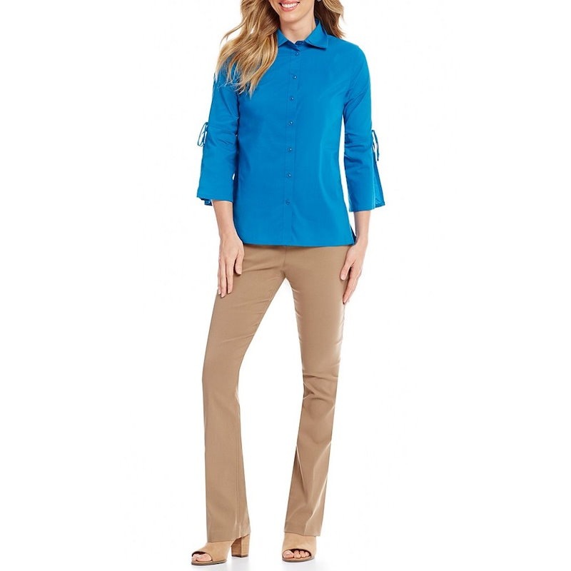 ウエストバウンド レディース トップス ブラウス・シャツ【Westbound Button Front Bell Sleeve Shirt】Blue ウエストバウンド レディース トップス ブラウス・シャツ【Westbound Button Front Bell Sleeve Shirt】Blue