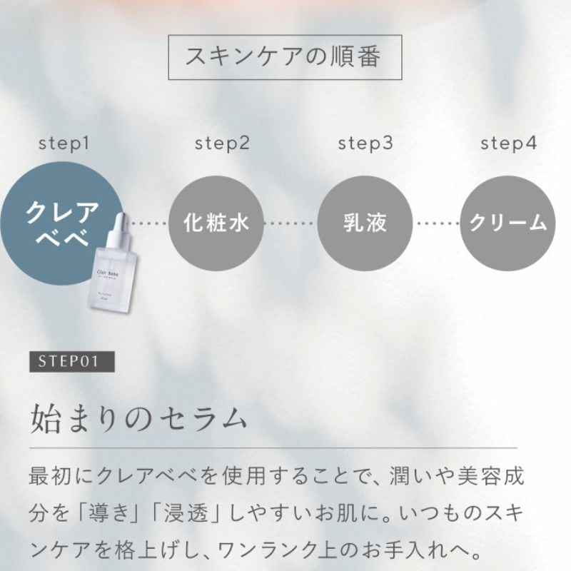 美容液 導入 ブースターエッセンス セラム シカ ナノ化セラミド ヒアルロン酸 医薬部外品 肌荒れ 防止 角質ケア 温泉水 クレアべべ ClairBebe 30ml