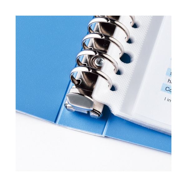 TANOSEE PPクリヤーファイル（差替式）A4タテ 30穴 35ポケット付属 背幅48mm ピンク 1セット（10冊）