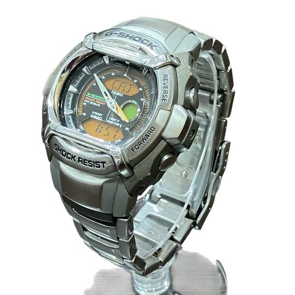 カシオ Gショック G-550FD-1A クォーツ 液晶オレンジアナデジ 腕時計【中古】 カシオ Gショック G-550FD-1A クォーツ 液晶オレンジアナデジ 腕時計【中古】