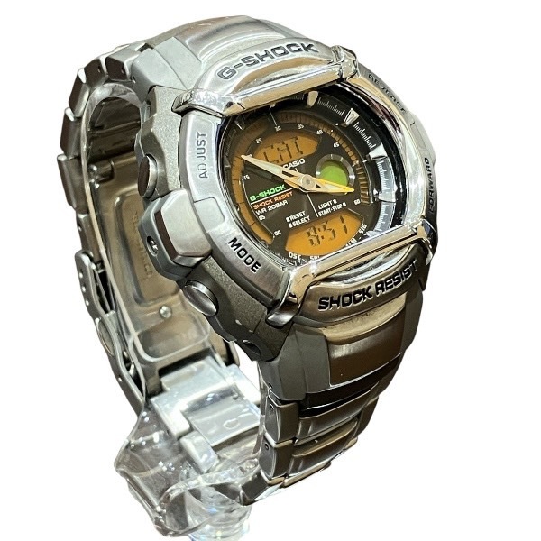 カシオ Gショック G-550FD-1A クォーツ 液晶オレンジアナデジ 腕時計【中古】 カシオ Gショック G-550FD-1A クォーツ 液晶オレンジアナデジ 腕時計【中古】