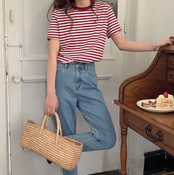 レディース パンツ ボトムス デニム Gパン テーパードパンツ ロングパンツ デニムパンツ シガレットパンツ ロング 9分丈 クロップド丈 ストレート フェミニン ファスナー ポケット ハイウエスト