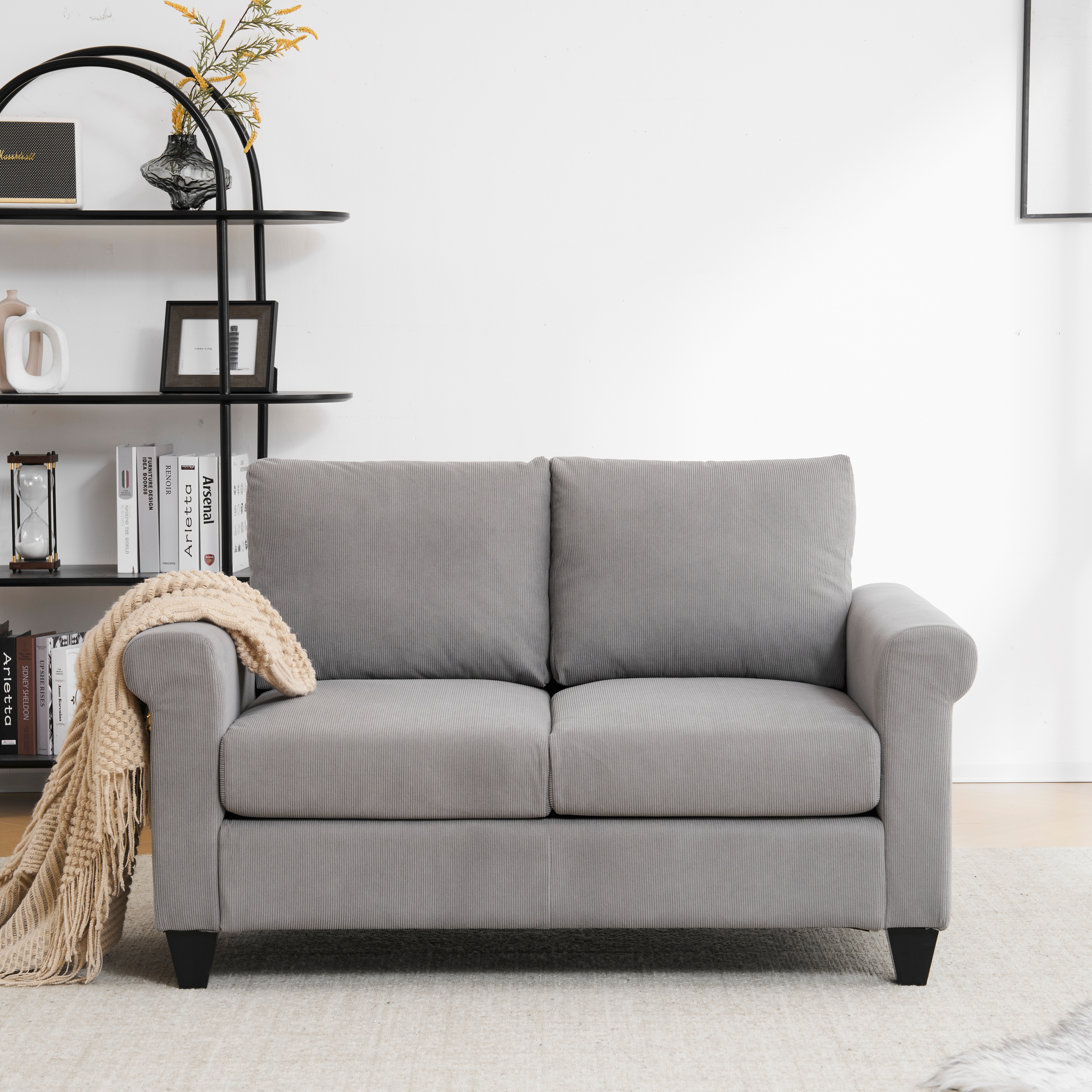 【国内出荷】ソファー 2人掛け 脚付き 肘付き ロータイプ コンパクト コーデュロイ生地 【国内出荷】ソファー 2人掛け 脚付き 肘付き ロータイプ コンパクト コーデュロイ生地