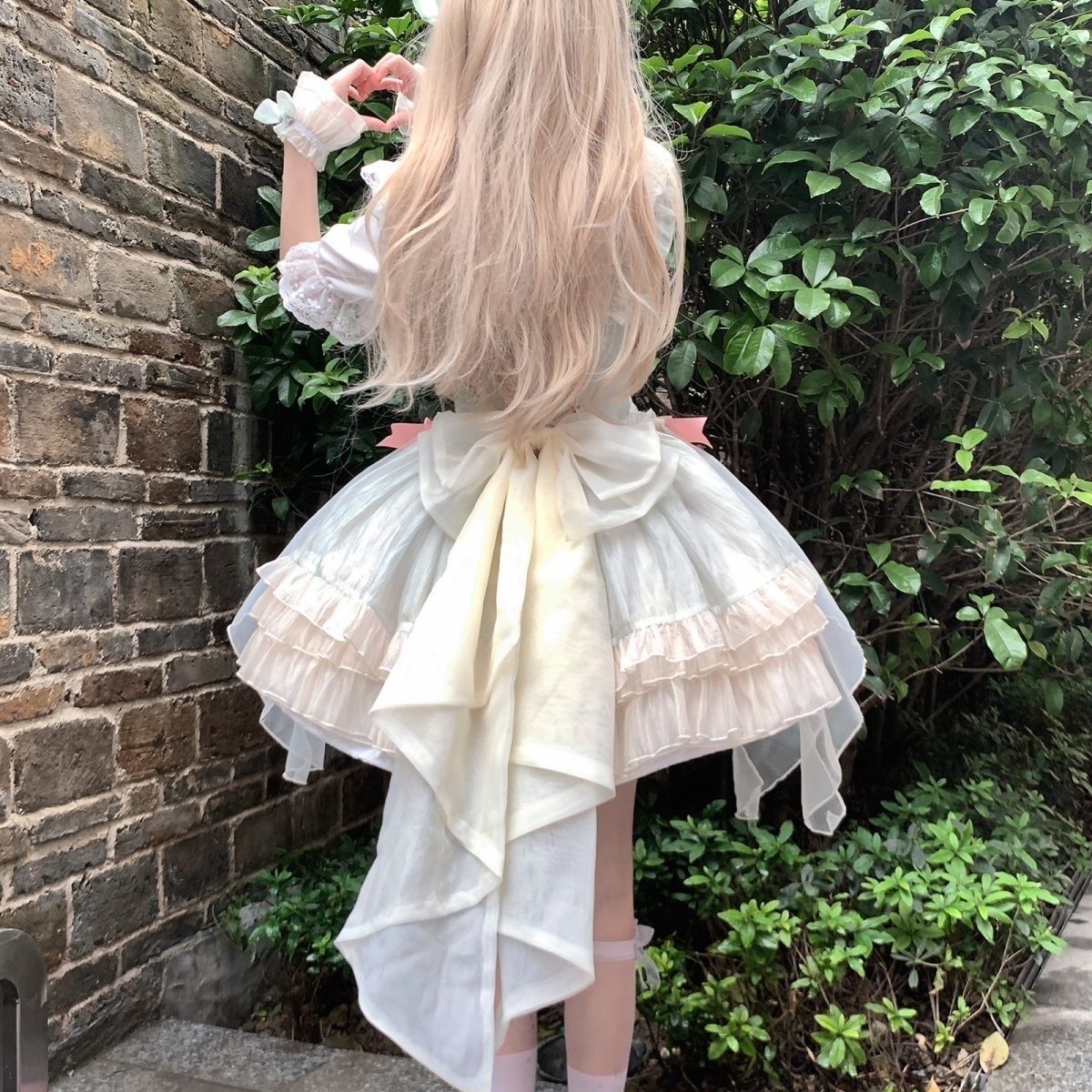 ロリータ 二次元 ショートケーキ猫デザインjsk ロリータセット プリンセスワンピースバースデードレスハロウィンクリスマスパーティー仮装30%までに制限