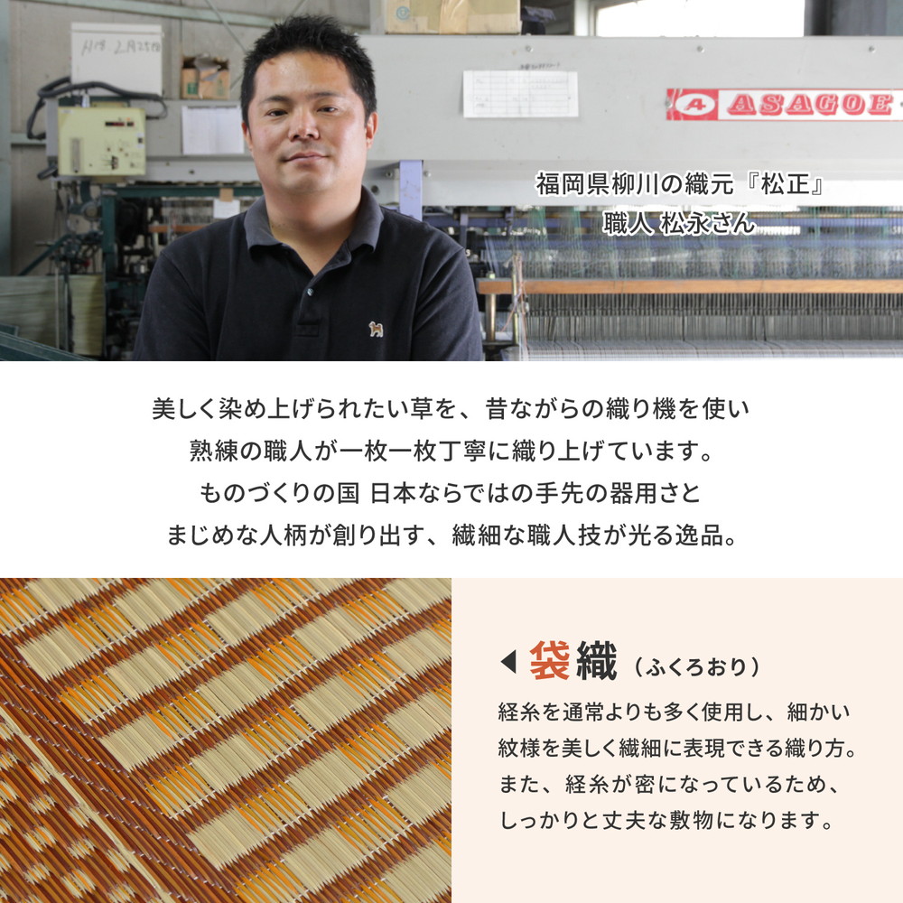 国産 い草 廊下敷き マット エルモード 約80×340cm 裏貼り 滑り止め加工 ロングマット 国産 い草 廊下敷き マット エルモード 約80×340cm 裏貼り 滑り止め加工 ロングマット