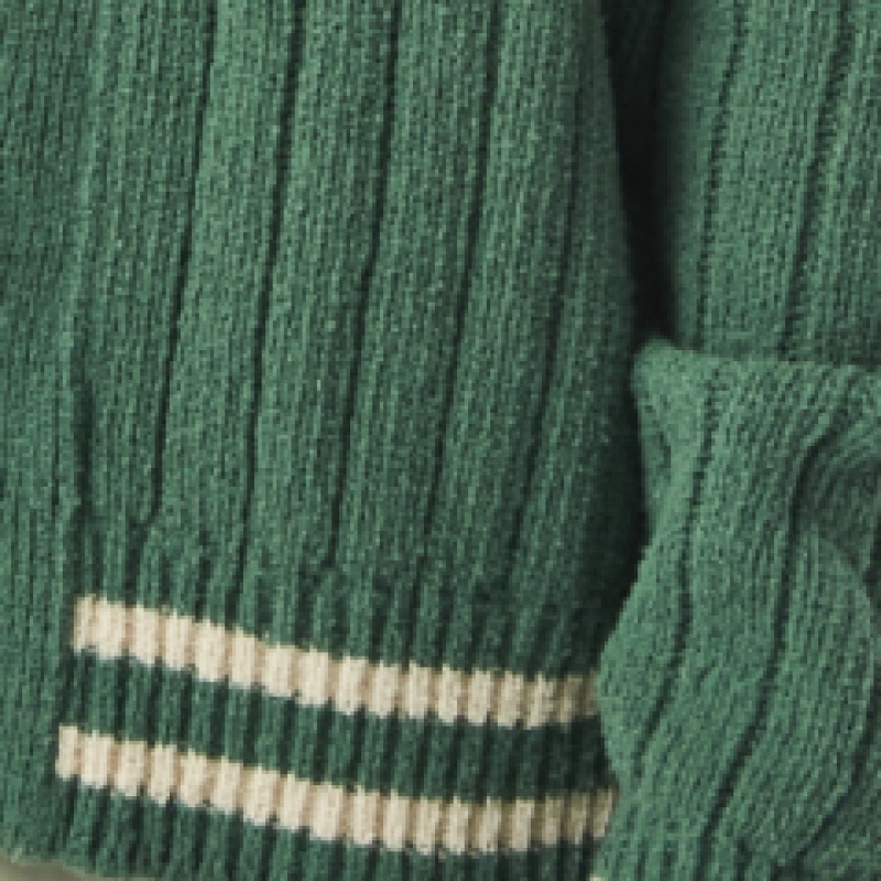 SATUR ファロバーシティオーバーサイズブークルカーディガンセージグリーン