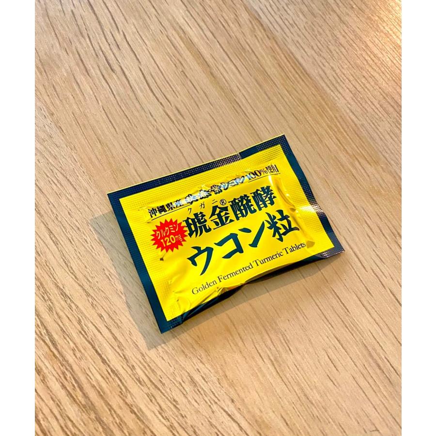 ウコン 360日分 クガニ 発酵ウコン粒 1日5粒 3種ウコン 沖縄県産ウコン クルクミン120mg サプリメント 琥金 醗酵 沖縄ウコン堂 沖縄の風
