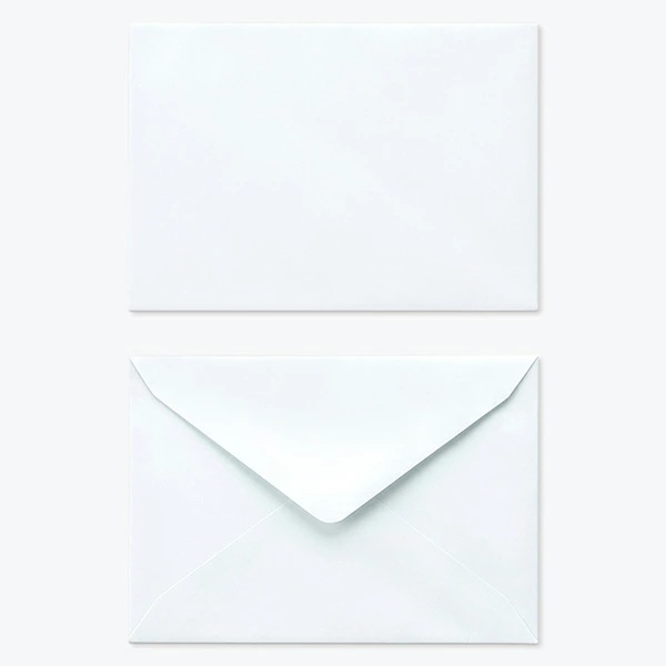 [ケース販売] 山櫻 封筒 洋2 ダイヤ貼 ECスカイ 紙厚100g 郵便枠ナシ 1,000枚 / A6用 パステルカラー 無地 郵便番号枠なし 00402036-1000