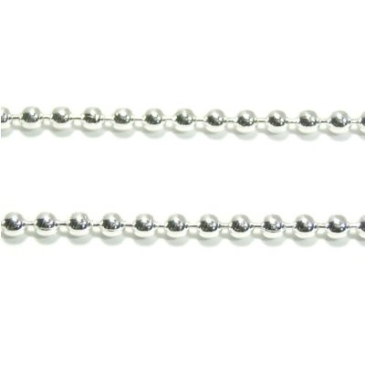 シルバーボールチェーン ボール直径2.0mm 80cm シルバー925 ネックレス チェーンのみ シルバーボールチェーン ボール直径2.0mm 80cm シルバー925 ネックレス チェーンのみ