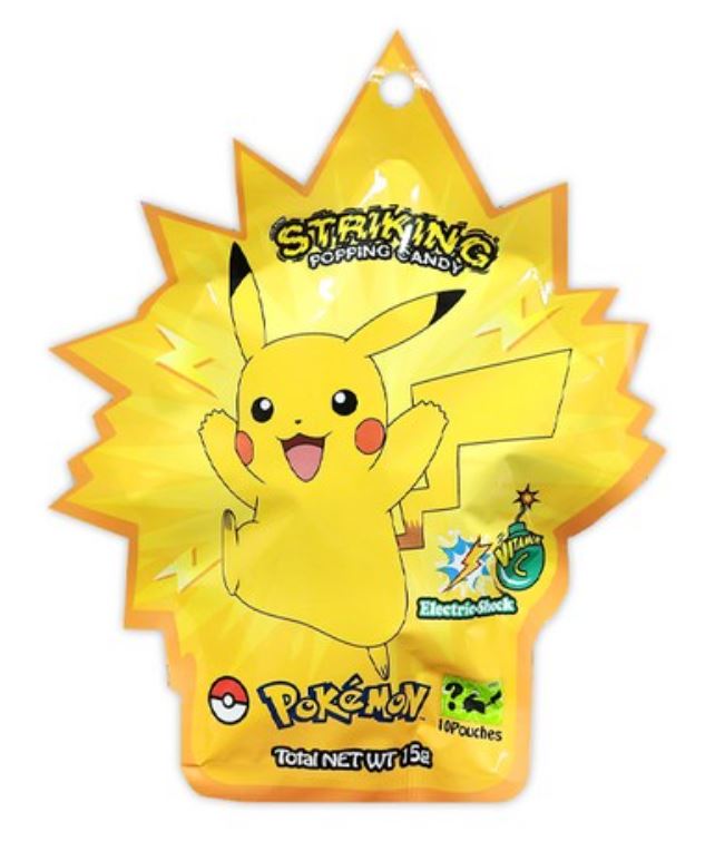 韓国お菓子 ポケモンストライキングポッピングキャンディー 1+1箱12個入り計24個入り ピカチュウ味 韓国お菓子 ポケモンストライキングポッピングキャンディー 1+1箱12個入り計24個入り ピカチュウ味
