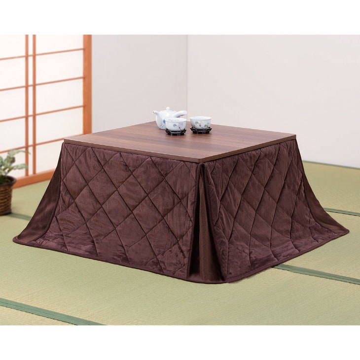 省スペース折れ脚こたつ2点セット こたつ テーブル 布団 セット 折れ脚 正方形 中間スイッチ こたつコード 省スペース こたつセット こたつ布団 サーモ