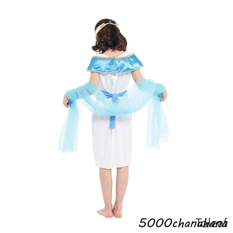 女の子 キッズ [本日のセール]衣装 ジュニア クレオパトラ 大きいサイズ こども アラビア姫様コスチューム 子供 衣装 頭飾り 仮装 エジプト なりきり 王女様