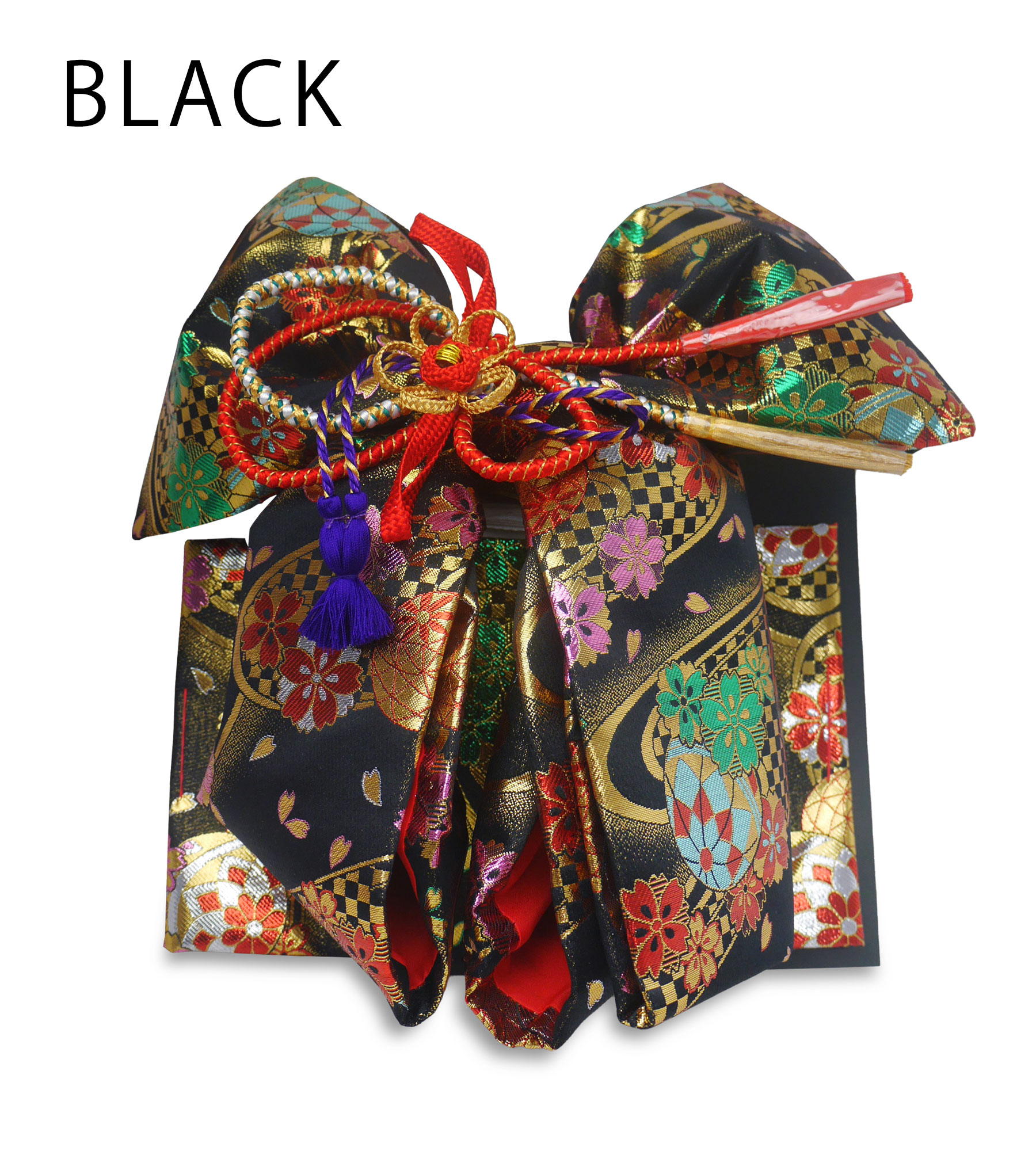 七五三 7歳 結び帯 四つ身用 高 級 作り帯 筥迫セット 8点セット 選べる6色 四ツ身 バッグ 草履 扇子 びら簪 帯〆 帯揚げ お守り ペアセット