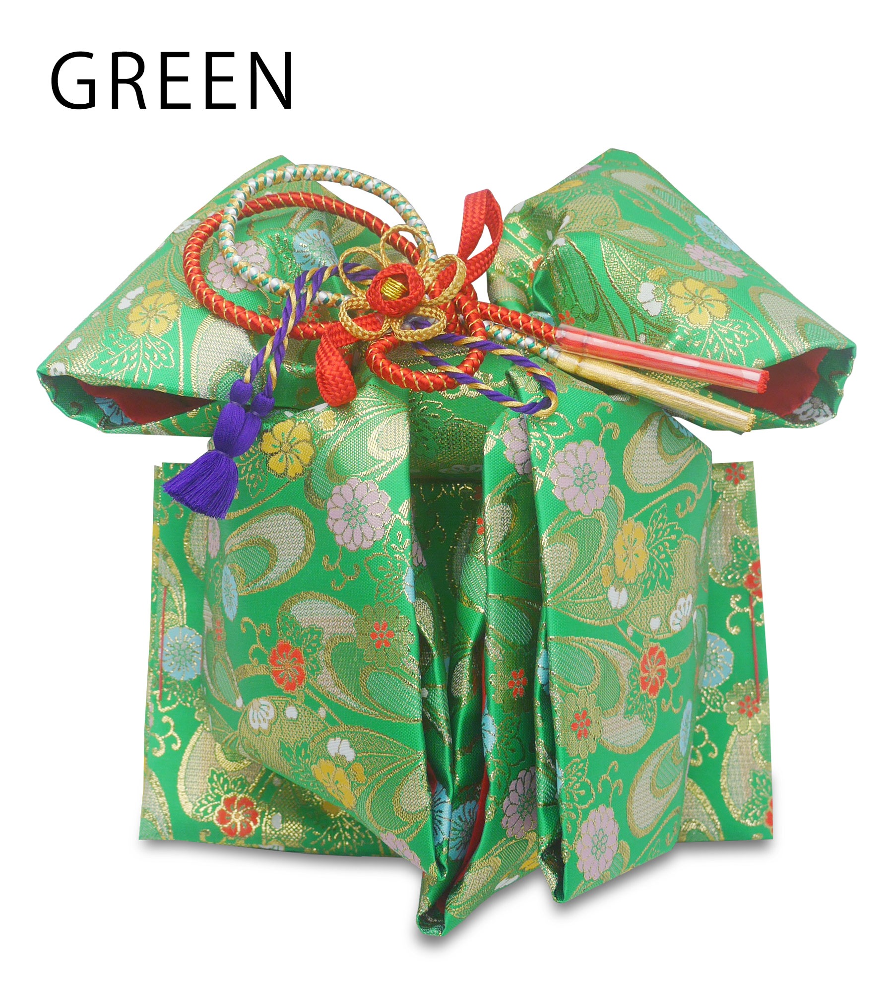 七五三 7歳 結び帯 四つ身用 高 級 作り帯 筥迫セット 8点セット 選べる6色 四ツ身 バッグ 草履 扇子 びら簪 帯〆 帯揚げ お守り ペアセット