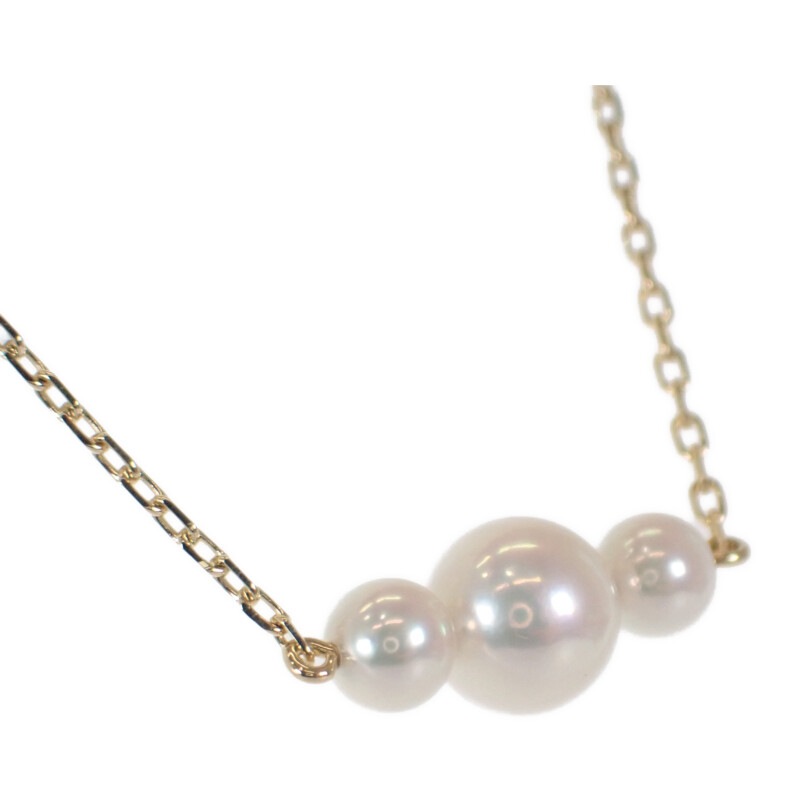 【MIKIMOTO】MIKIMOTO パールペンダント ネックレス K18イエローゴールド アコヤ真珠 レディース 【MIKIMOTO】MIKIMOTO パールペンダント ネックレス K18イエローゴールド アコヤ真珠 レディース