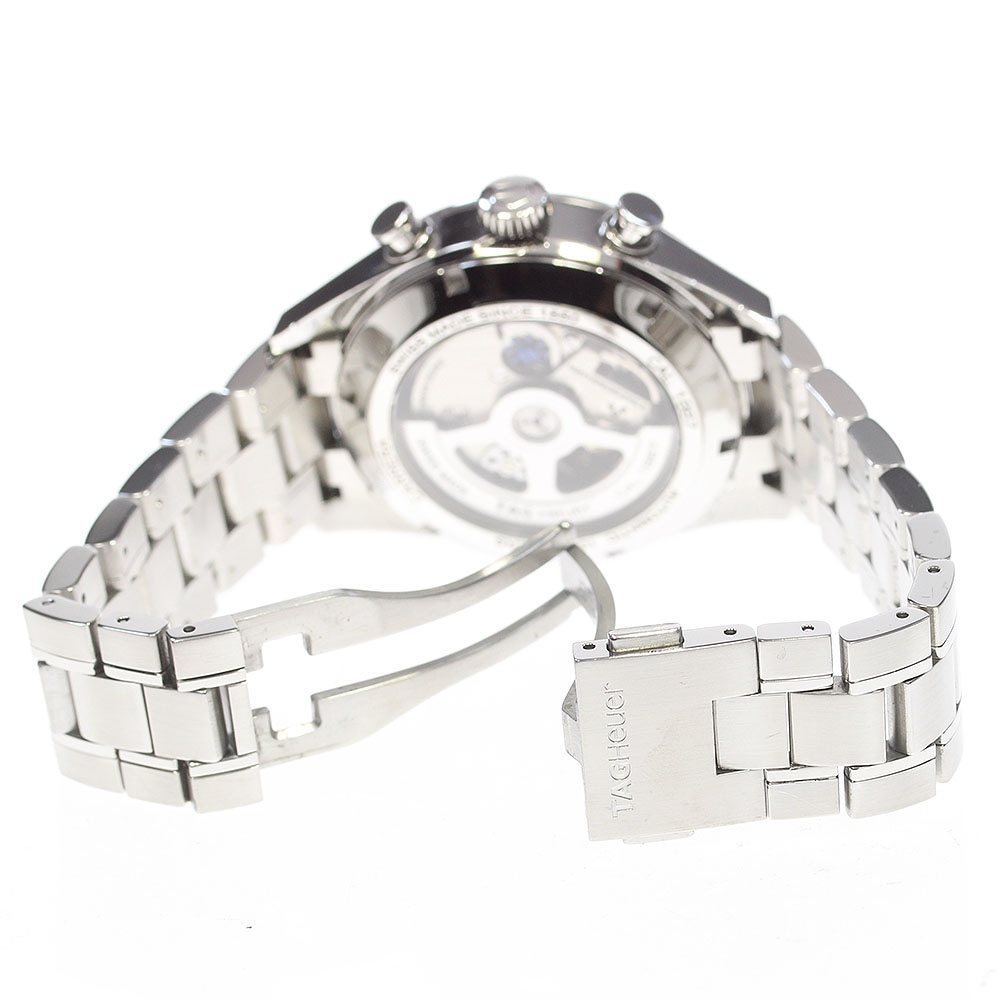 タグホイヤー TAG HEUER CAR2111-3 カレラ CAL.1887 クロノグラフ 自動巻き メンズ 保証書付き_831132【中古】 タグホイヤー TAG HEUER CAR2111-3 カレラ CAL.1887 クロノグラフ 自動巻き メンズ 保証書付き_831132【中古】