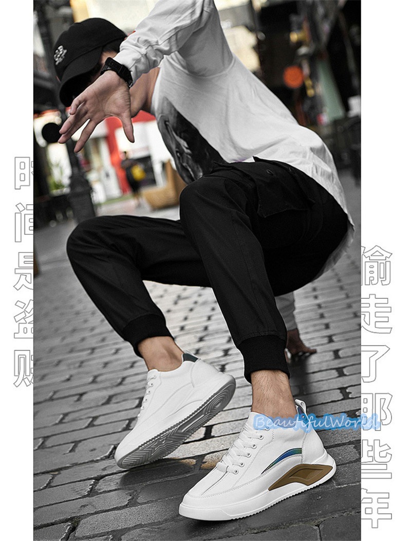 シークレットシューズ メンズ 8cm 6cm 4cm UP シークレットスニーカー 背が高くなる靴 厚底 紳士靴 快適 通気性 走れる靴 スニーカー24nanszgx55