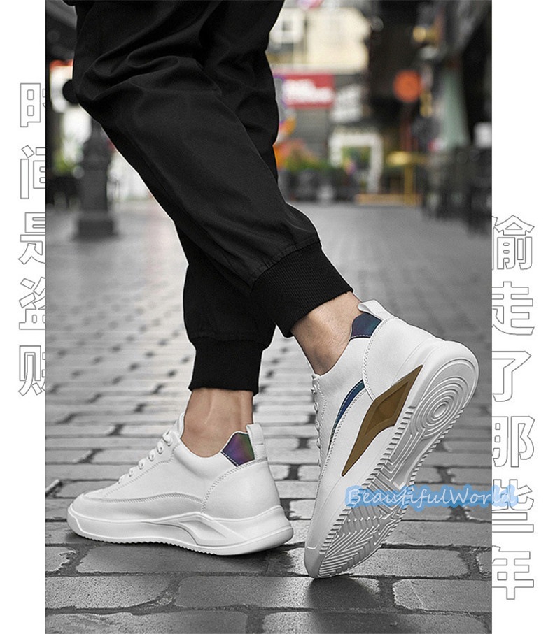 シークレットシューズ メンズ 8cm 6cm 4cm UP シークレットスニーカー 背が高くなる靴 厚底 紳士靴 快適 通気性 走れる靴 スニーカー24nanszgx55