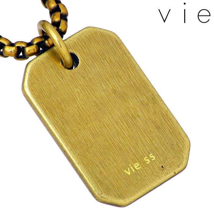 ヴィー vie ステンレス ネックレス プレート レディース 金属金属アレルギー対応 ヴィー vie ステンレス ネックレス プレート レディース 金属金属アレルギー対応
