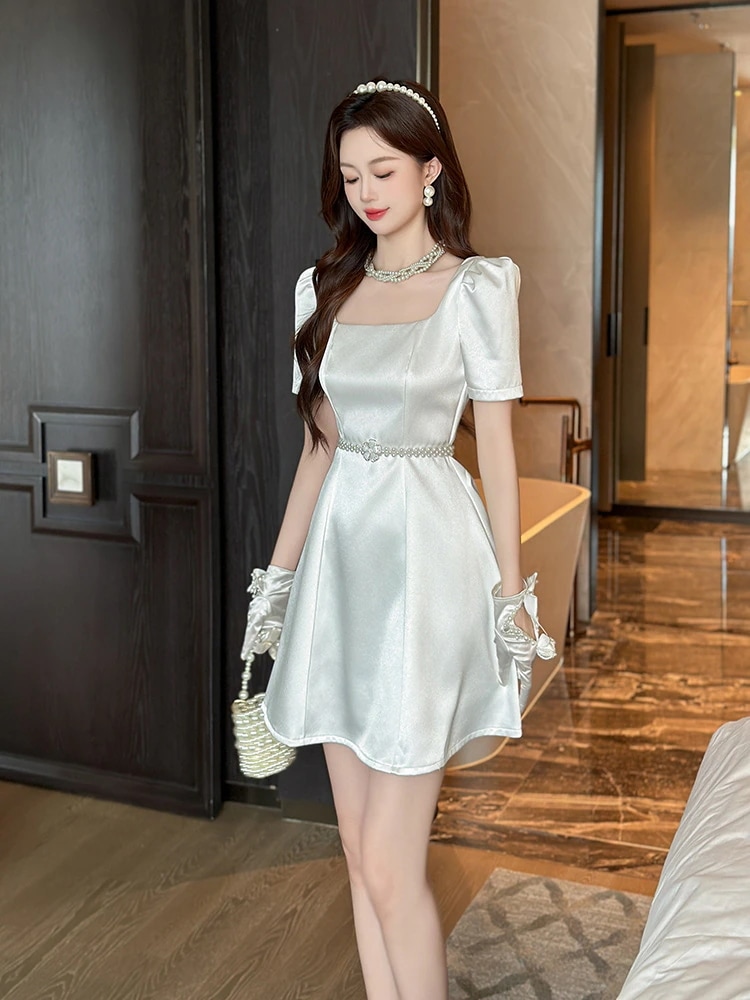 2024夏新品 シルク ショートワンピース セクシー 着痩せ ドレス パーティー キャバ 大人 同窓会 披露宴 卒業式 結婚式 演奏会 ウェディング 二次会 2024夏新品 シルク ショートワンピース セクシー 着痩せ ドレス パーティー キャバ 大人 同窓会 披露宴 卒業式 結婚式 演奏会 ウェディング 二次会