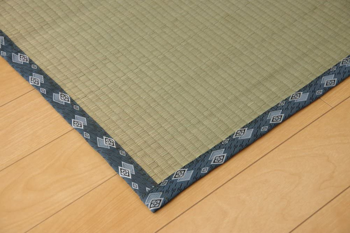 い草 カーペット 国産 上敷き 双目織 ほほえみ 三六間 中京間 2畳 約182x182cm マット い草マット い草カーペット い草上敷き 絨毯 畳カバー 中京 正方形 畳める コンパクト