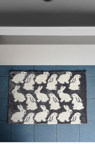 kittybunnypony公式 フロアマット リトルグレーバーニーズ (50X140cm)_7