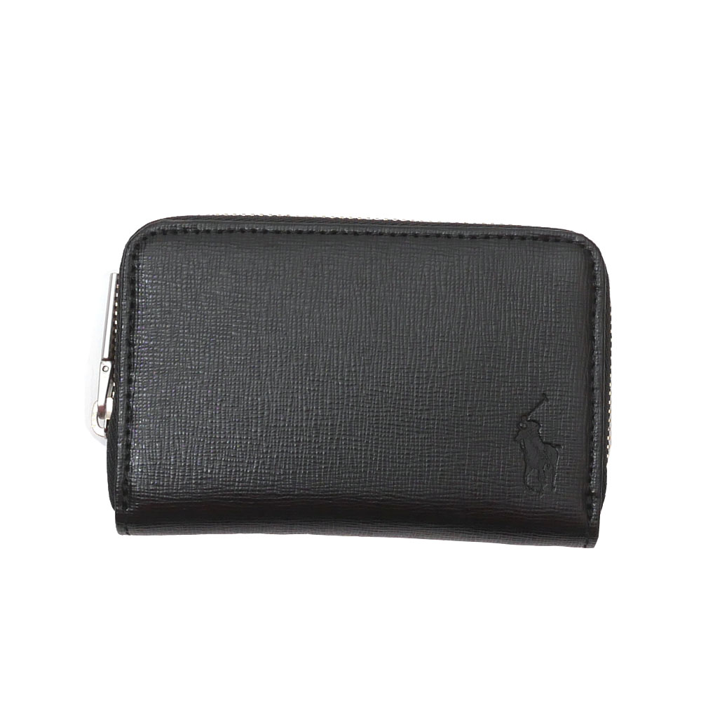 ポロ ラルフローレン POLO RALPH LAUREN COIN CASE ウォレット 財布 小銭入れ BLACK 272-000188-011 ポロ ラルフローレン POLO RALPH LAUREN COIN CASE ウォレット 財布 小銭入れ BLACK 272-000188-011