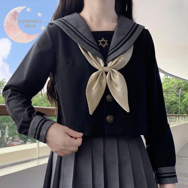 大きいサイズJK制服服コスプレ衣装コスム学院風学生服半袖/長袖プリーツスカートギャル服入学式卒業式文化祭春夏秋