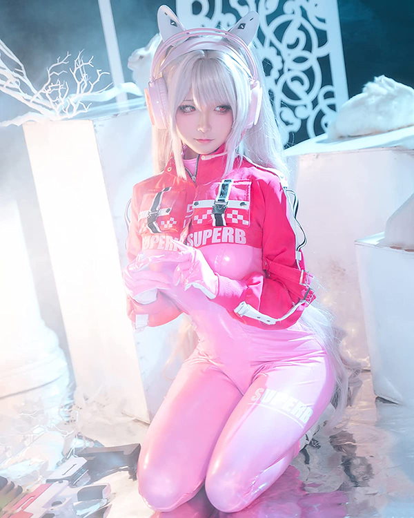 Amazon.co.jp: [milky time] 勝利の女神 NIKKE アリス コスプレ ニケ ニッケ ボディースーツ ピンク ハロウィン :  ホビー