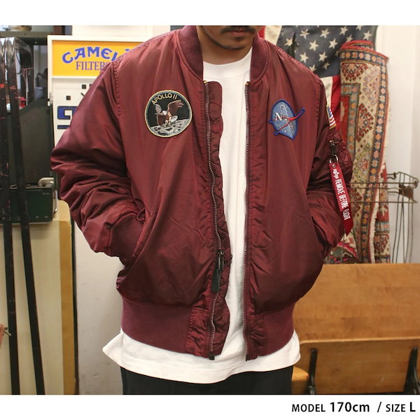 最終価格 ALPHA INDUSTRIES APOLLO 11 50周年記念 MA-1 - ジャケット