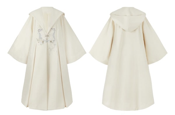 ステンカラーコート Vネック 秋冬服 レディース ジャケット ロングコート ロング丈 コート アウター 小柄 可愛い 刺繡 大人 通学 通勤 日常着 着痩せ 中華風 女の子 長袖 袖あり 秋 冬 衣装