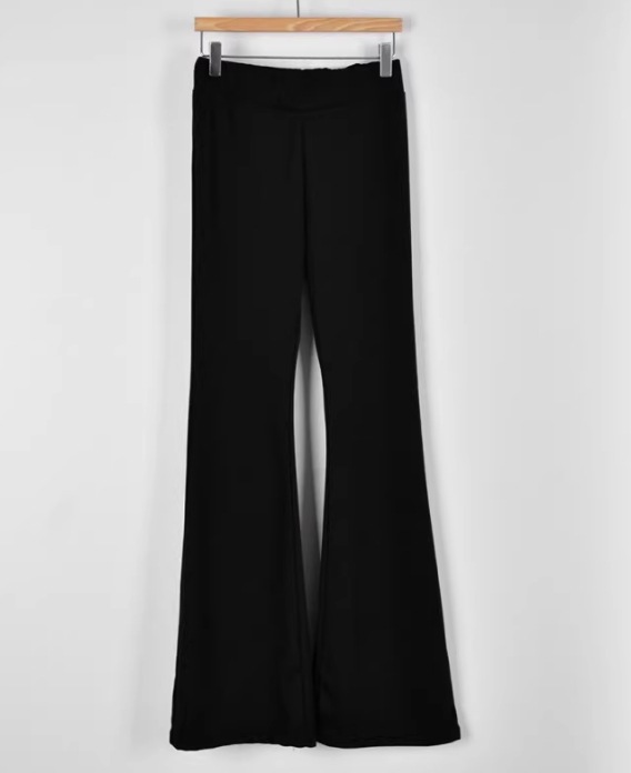 レディース パンツ ボトムス ロングパンツ フレアパンツ ストレッチパンツ ブーツカットパンツ ロング マキシ 丈長 フルレングス セミフレア スリム 細身 スリムフィット ハイウエスト ウエストゴム
