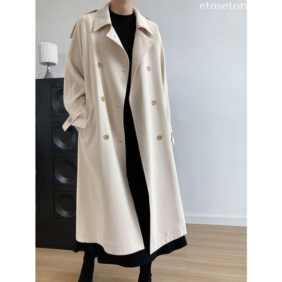 人気沸騰新柄追加 トレンチコート レディース 秋服 春 ロング Aライン ベルト付き オシャレ 着痩せ アウター 韓国風 通勤 スプリング チェスターコート