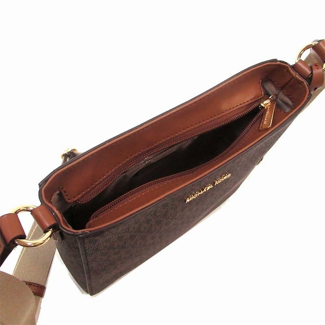 MICHAEL KORS マイケルコース アウトレット ジェットセットトラベル スモール シグネチャー ロゴ メッセンジャーバッグ 35S4GTVC5B BRN MICHAEL KORS マイケルコース アウトレット ジェットセットトラベル スモール シグネチャー ロゴ メッセンジャーバッグ 35S4GTVC5B BRN