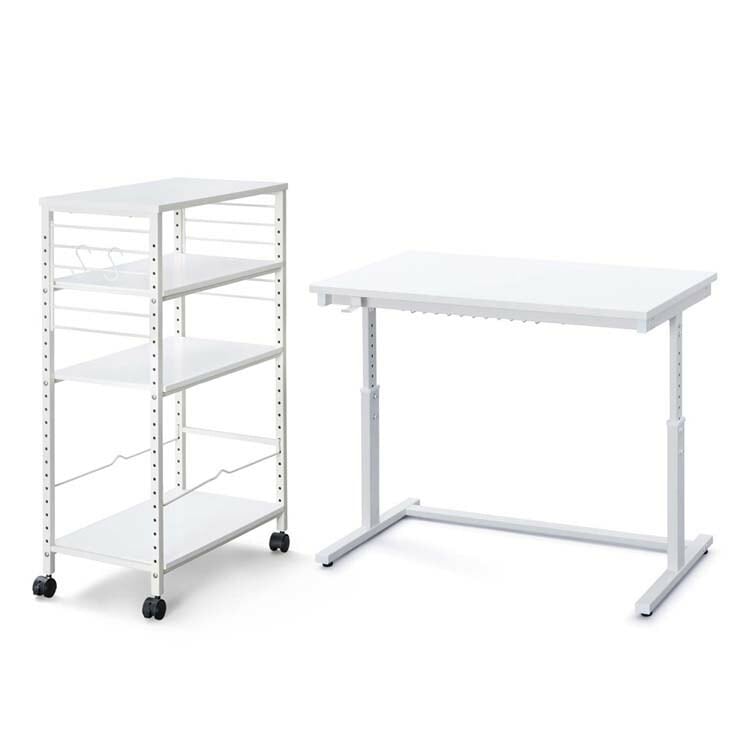昇降デスク 幅100cm UDD-1000 + デスクサイドワゴン DSW-600 昇降デスク デス　メガ割 mdprevattcaulkingandwaterproofing.com