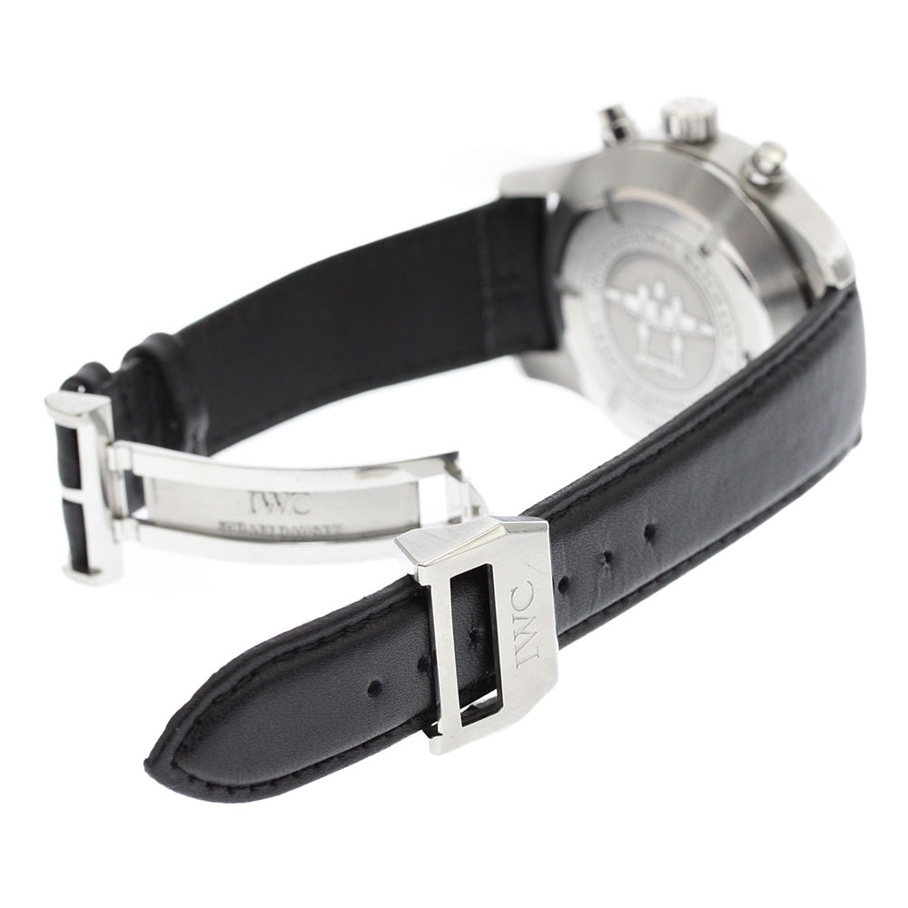 IWC IWC SCHAFFHAUSEN IW387806 パイロットウォッチ アントワーヌ・ド・サンテグジュペリ クロノグラフ 自動巻き メンズ _845652【中古】 mulan778.net