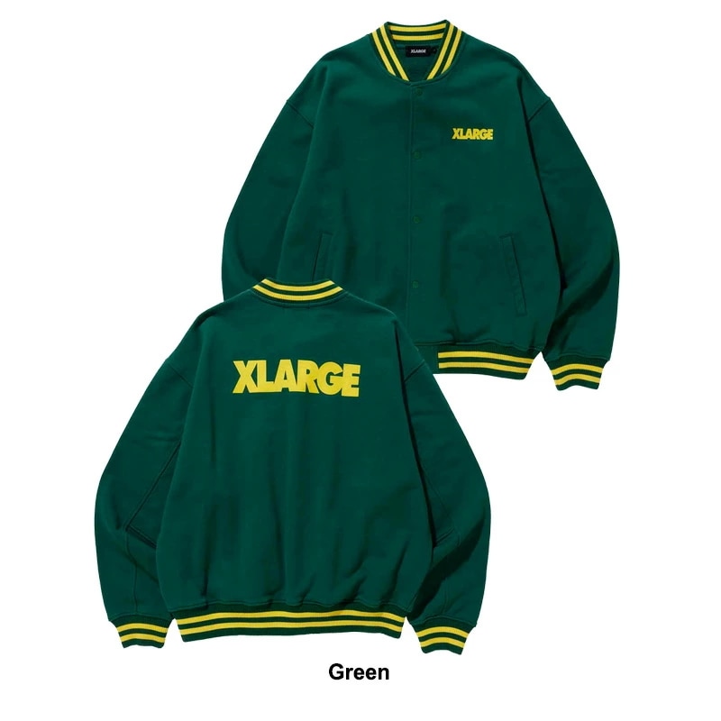 エクストララージ SWEAT VARSITY JACKET スウェット バーシティ ジャケット スタジャン アウター 男性 メンズ エクストララージ SWEAT VARSITY JACKET スウェット バーシティ ジャケット スタジャン アウター 男性 メンズ