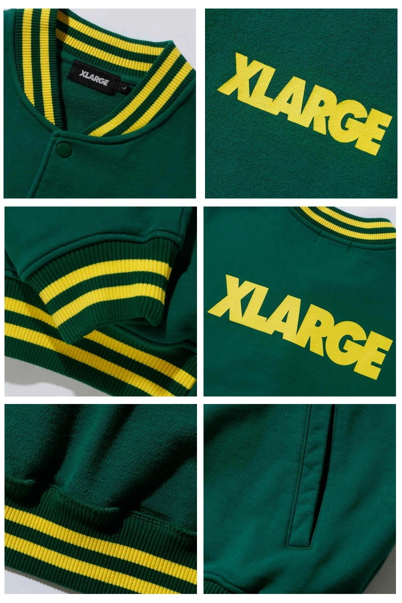 エクストララージ SWEAT VARSITY JACKET スウェット バーシティ ジャケット スタジャン アウター 男性 メンズ エクストララージ SWEAT VARSITY JACKET スウェット バーシティ ジャケット スタジャン アウター 男性 メンズ