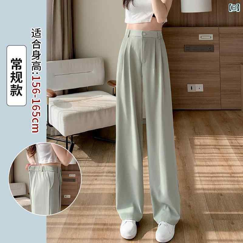 スラックス レディース 夏 薄手 ロングパンツ ストレート タック 後ろゴム ポケット ハイウエスト 通気 体型カバー ソフト カジュアル おしゃれ シンプル 緑 ピンク 白 スラックス レディース 夏 薄手 ロングパンツ ストレート タック 後ろゴム ポケット ハイウエスト 通気 体型カバー ソフト カジュアル おしゃれ シンプル 緑 ピンク 白