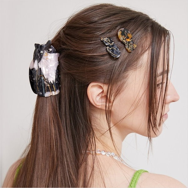 【新品未使用】Coucou Suzette ヘアクリップ 7点まとめうり Qoo10] COUCOU SUZETTE 猫 ヘアクリップ
