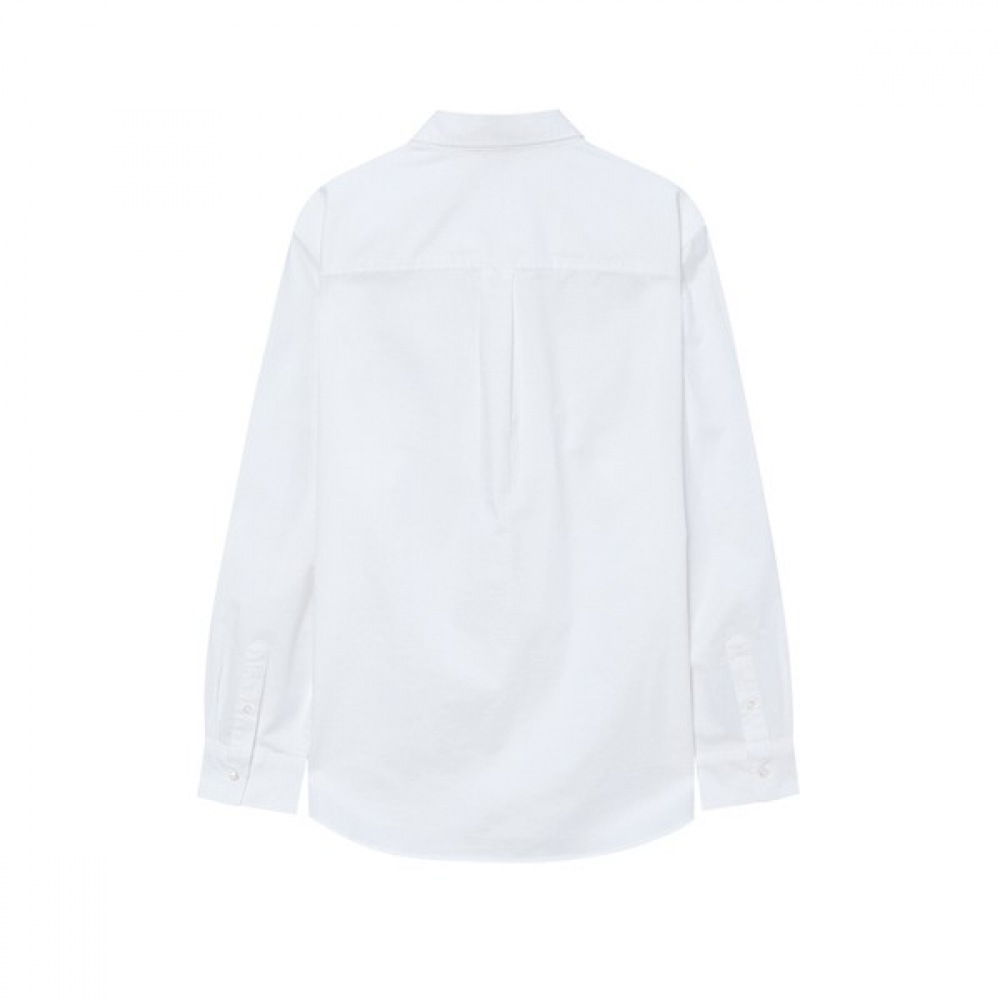 (ヘッジスレディース) 25SS ハリーロゴオックスフォードシャツホワイト HSSH5B205WT (ヘッジスレディース) 25SS ハリーロゴオックスフォードシャツホワイト HSSH5B205WT