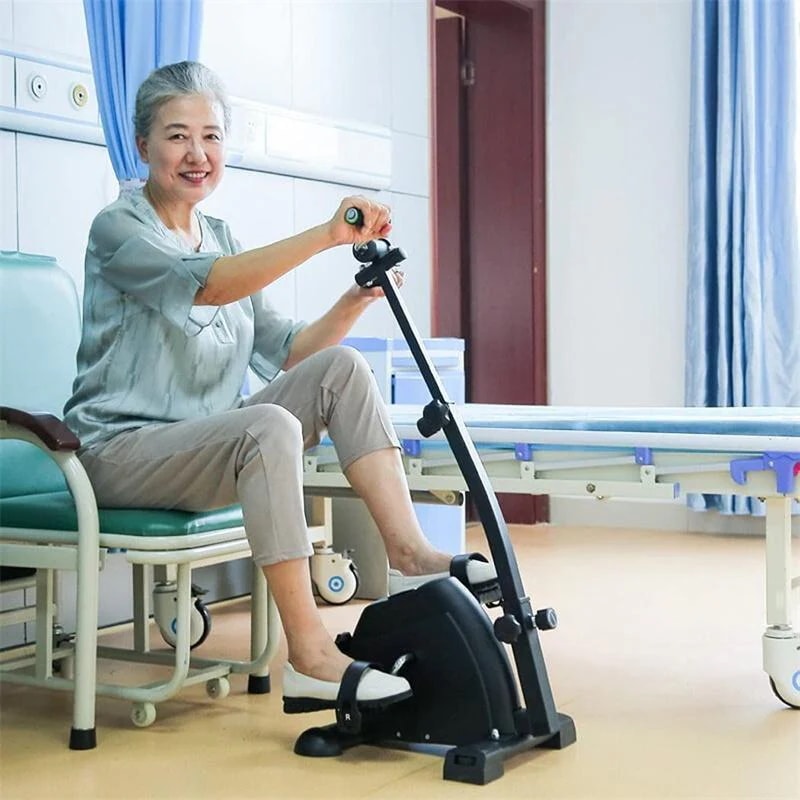フィットネス用自転車 高齢者向けエアロバイク 家庭用ペダルトレーナー 脚のトレーニング器具 ニーリカバリー用 フィットネスリハビリ機器 老人用 ギフト