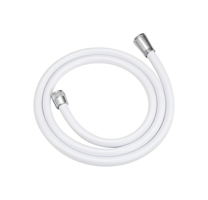 浴室 風呂場 シャワーホース 交換用 2.7ｍ 工具不要 ga-fk-27 アダプター付 ホワイト アイボリー シルバー ブラック 賃貸 マンション アパート ハイツ 一軒家 ホテル ジム プール リ